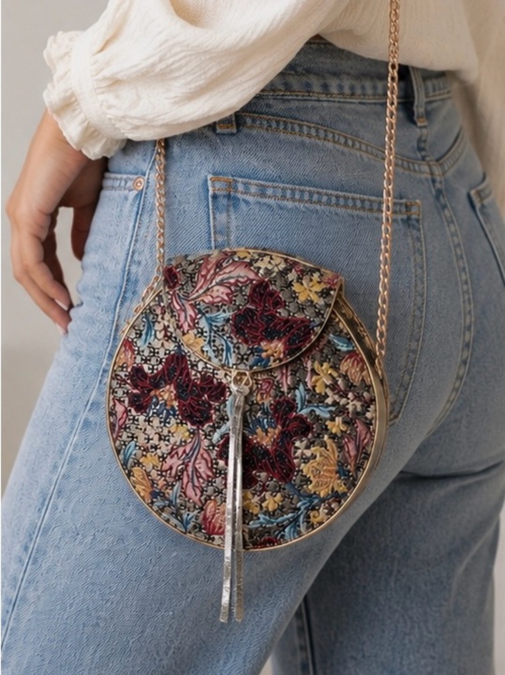 Sam Edelman Beatrice Floral Hardcase Crossbody Bag